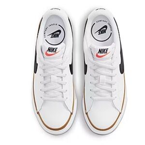 MEN'S NIKE COURT LEGACY NEXT NATURE‎ CASUAL SHOES  White and Black Sneakers New